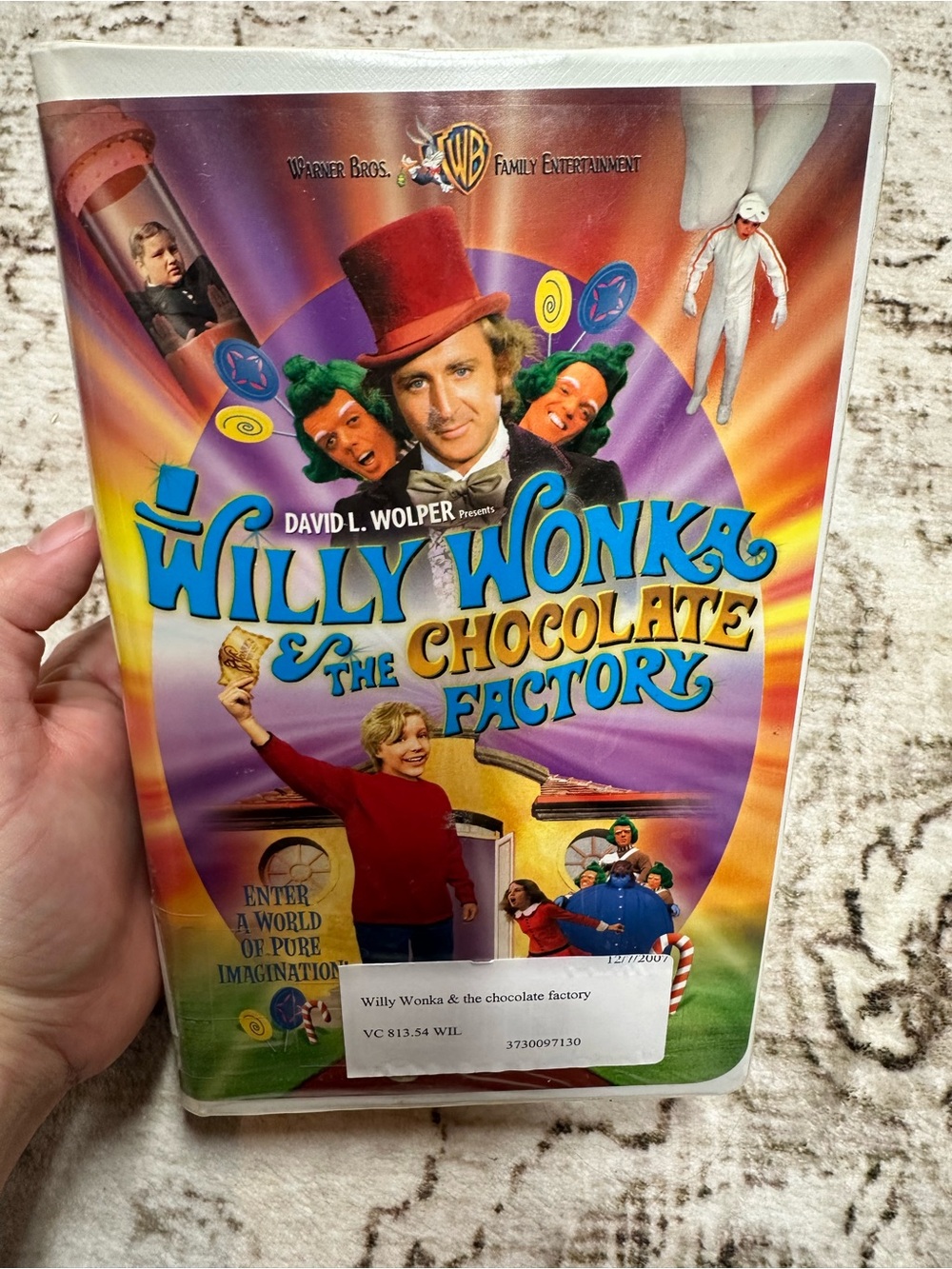 Vintage 1996 Willy Wonka & The Chocolate Factory VHS – Warner Bros. Family